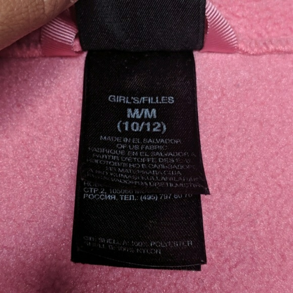 North Face Girls' Denali Fleece Full Zip Jacket - Picture 6 of 7